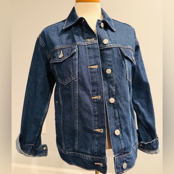 Old Navy Jackets & Blazers - Old Navy Dark Wash Denim Jacket Women’s Medium